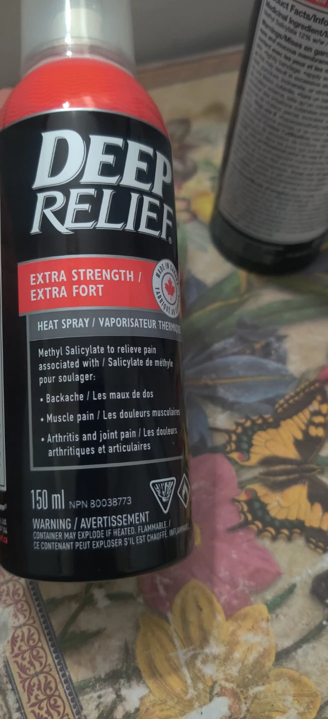 Deep Relief Extra Strength Heat Spray for pain-150 mLx2 - photo 4