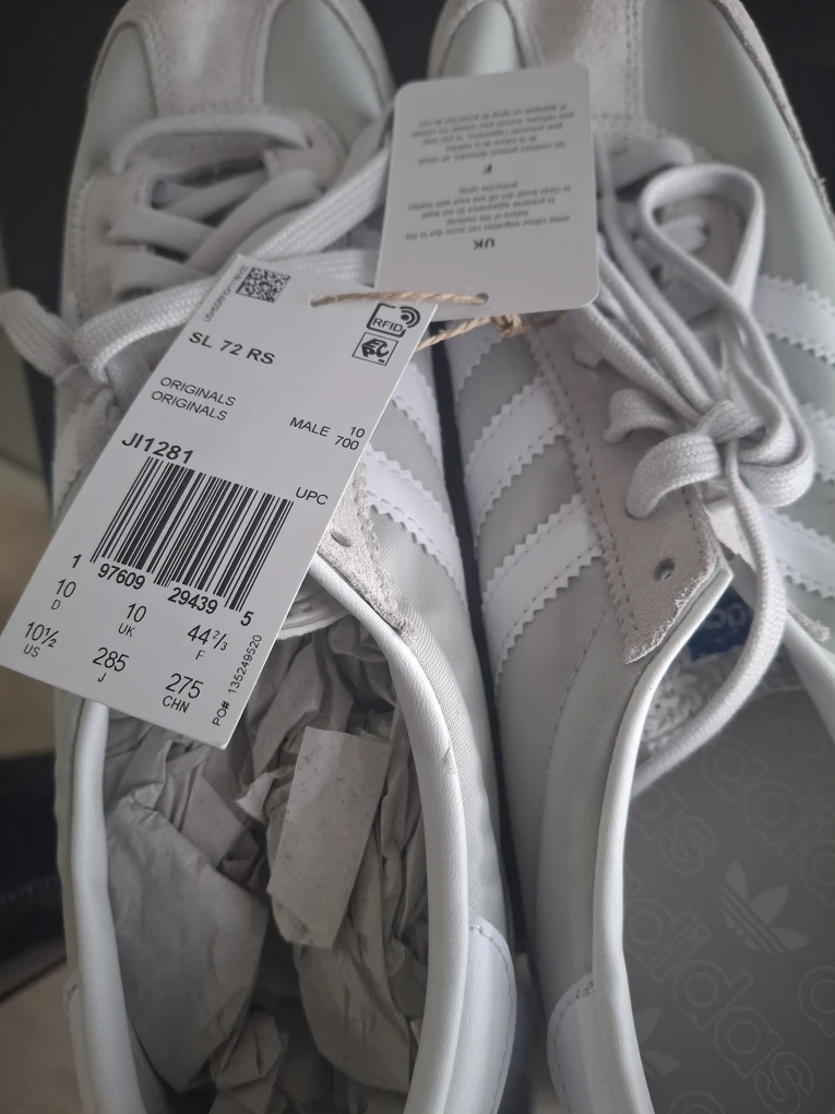 New Adidas SL 72 RS Originals Sneakers - Size 10 US