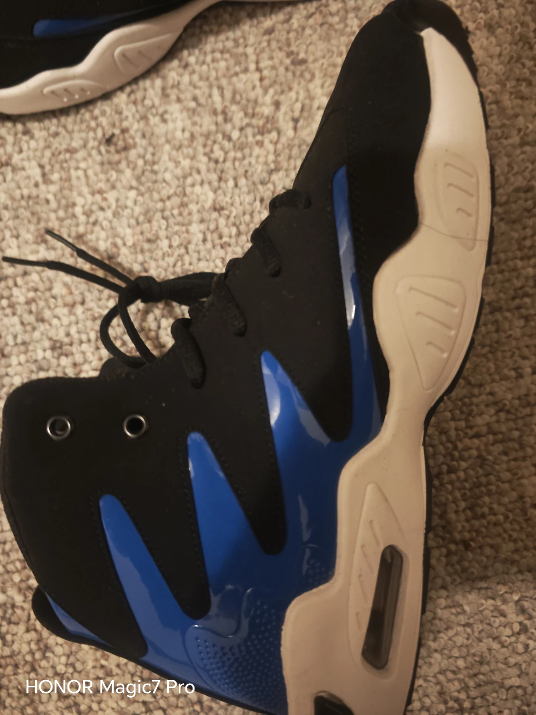 Black/Blue Fashion High-Top Shoes - photo 2