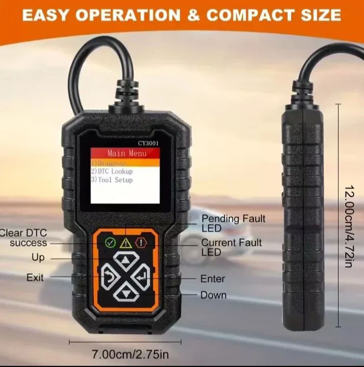 CY3001 Car OBD2 Scanner - Newest 2025 Model! image indicator(2)