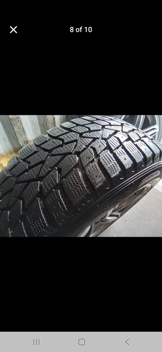 Set of 4 SUMITOMO winter tires rims  (235 55 18) pattern (5×112) image indicator(6)