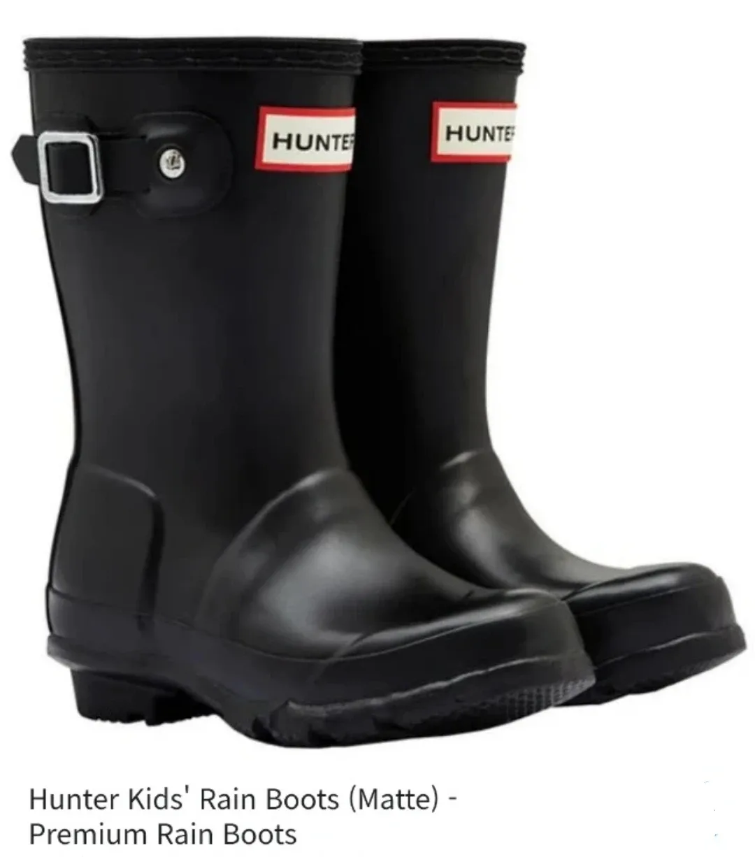 Hunter Kids' Rain Boots - #Clranout