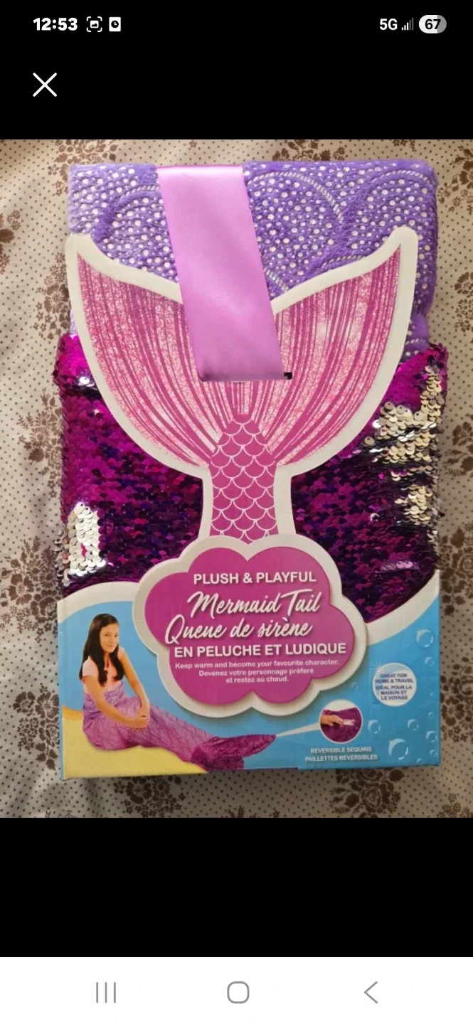 Plush & Playful Mermaid Tail Blanket