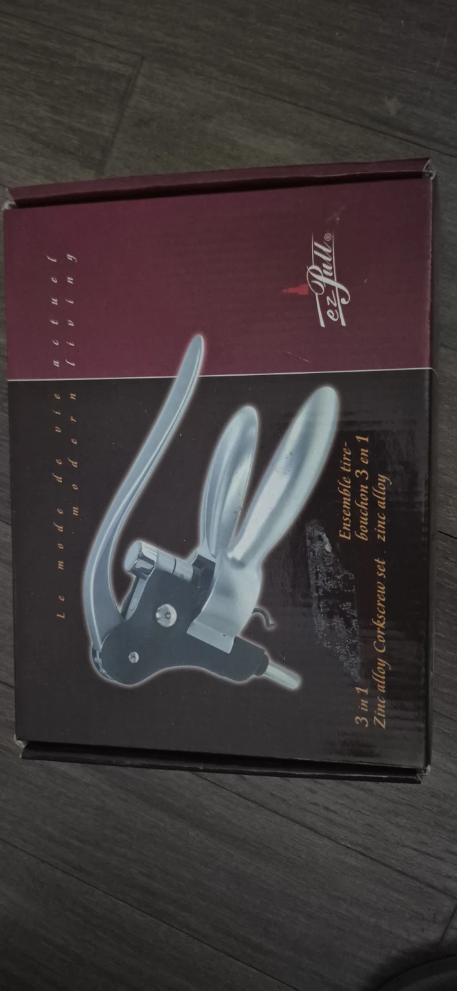 ez-full 3-in-1 Zinc Alloy Corkscrew Set