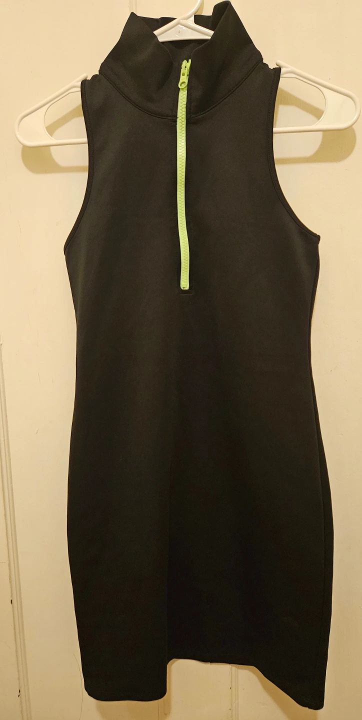Wild Fable Black Sleeveless Mini Dress