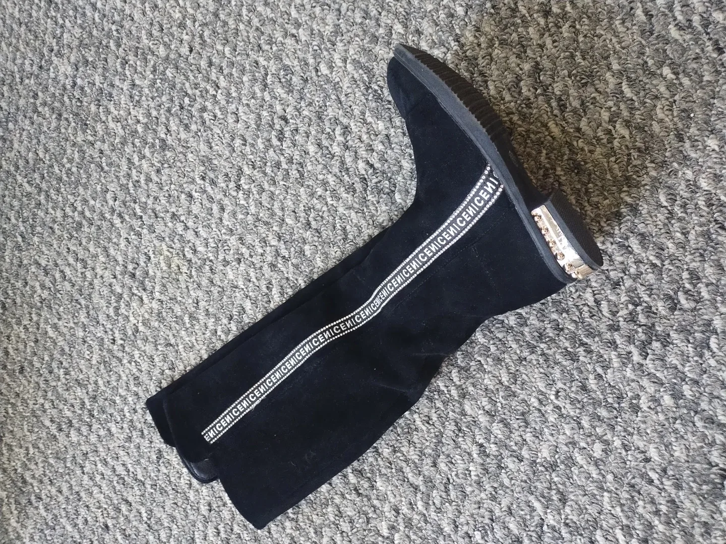 Black Knee High Boots - Size 13 kids image indicator(3)