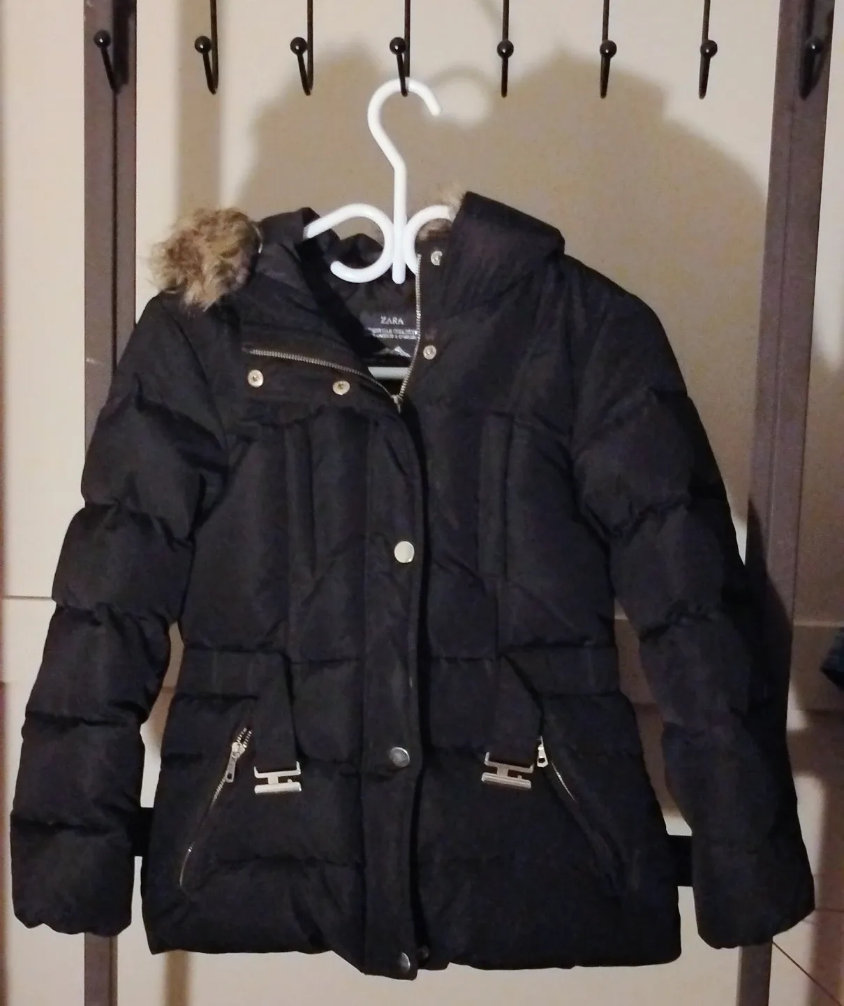 Women's 11/12  Zara Black Puffer Jacket