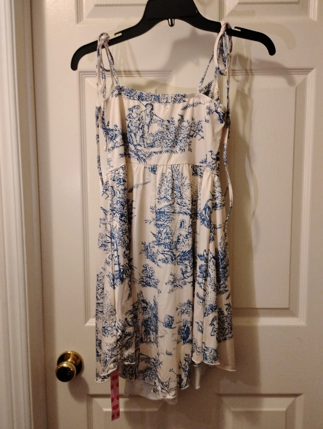 Blue & White Toile Print Dress - photo 2
