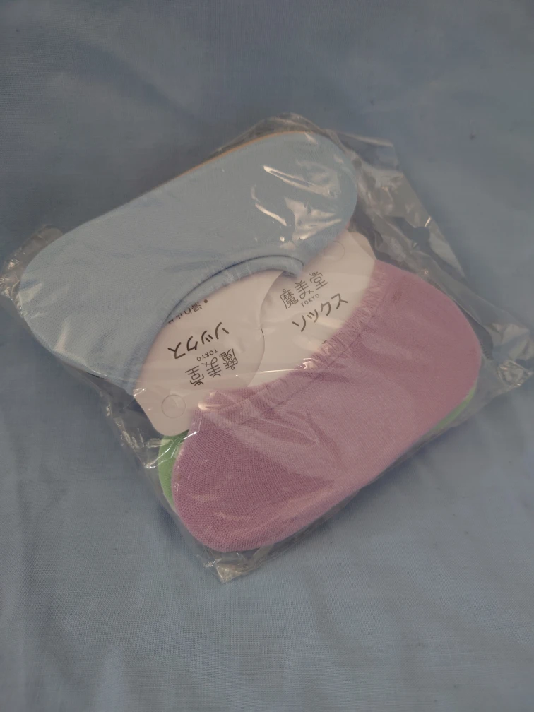 New Pastel No-Show Socks
