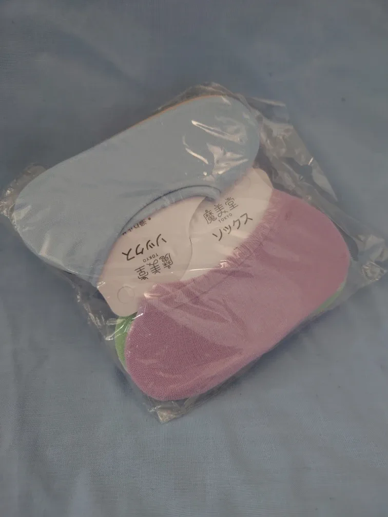 New Pastel No-Show Socks