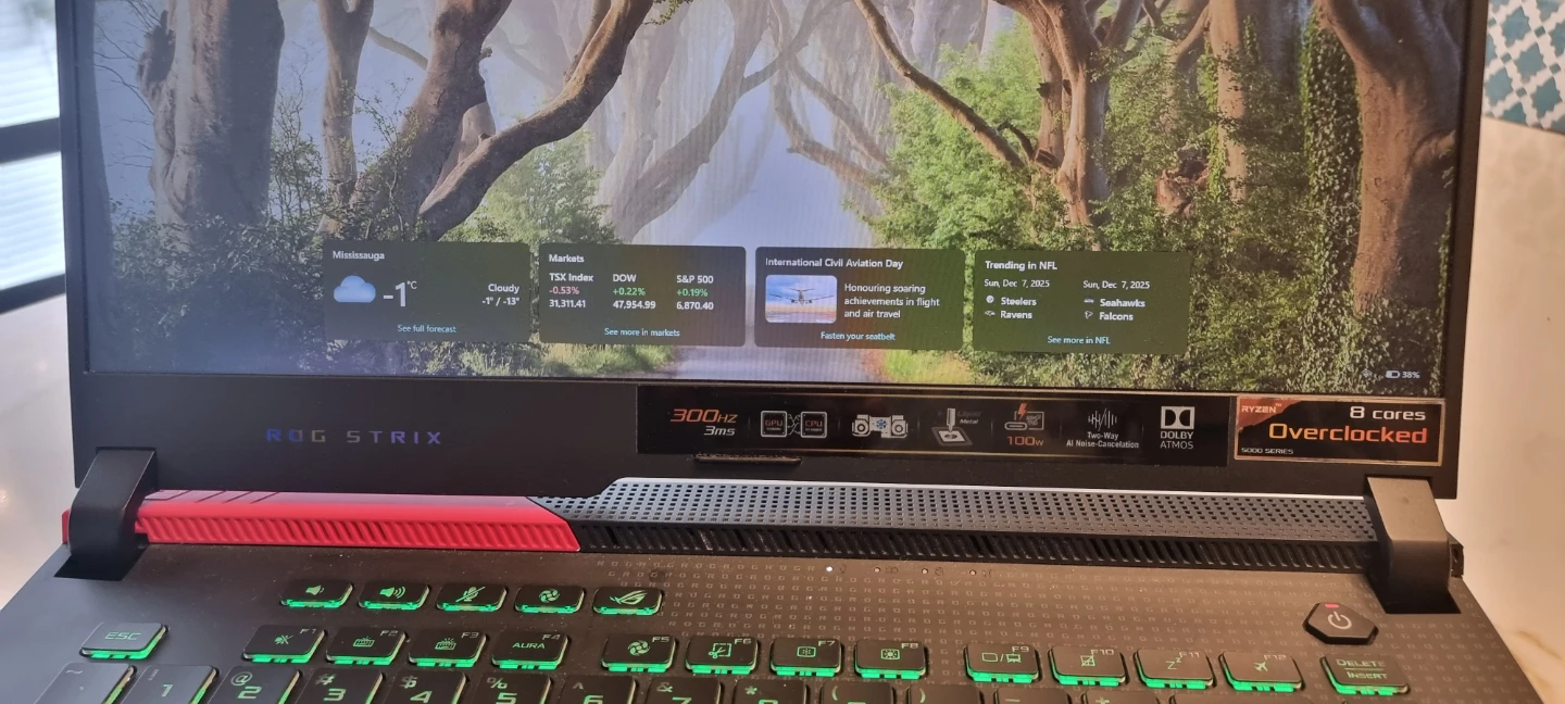 Rog Strix g15 advantage edition with HDD and ram upgrades - photo 4