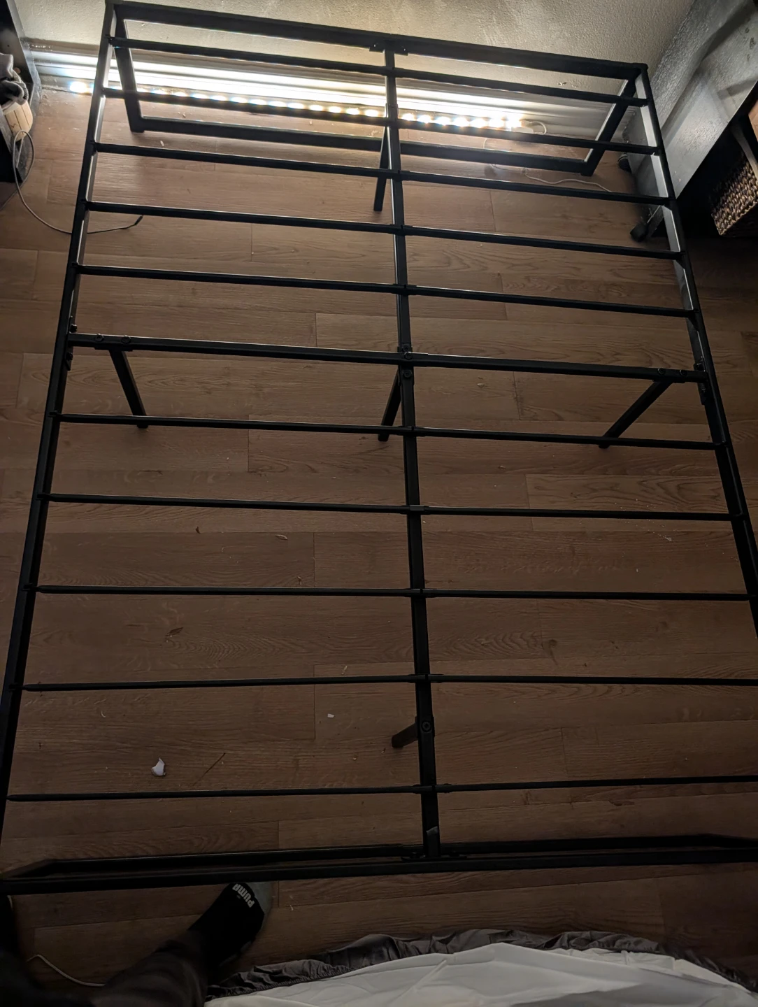 Black Metal Bed Frame - photo 2