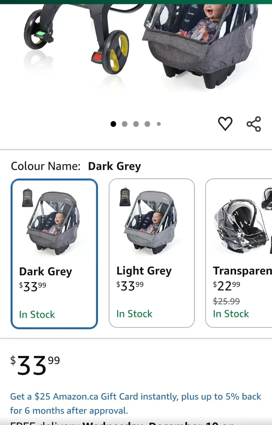 Universal Car Seat cover for infant image indicator(6)