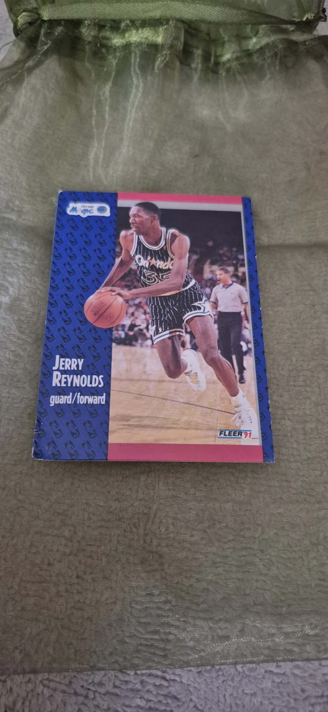 Jerry Reynolds Fleer '91 Basketball Card