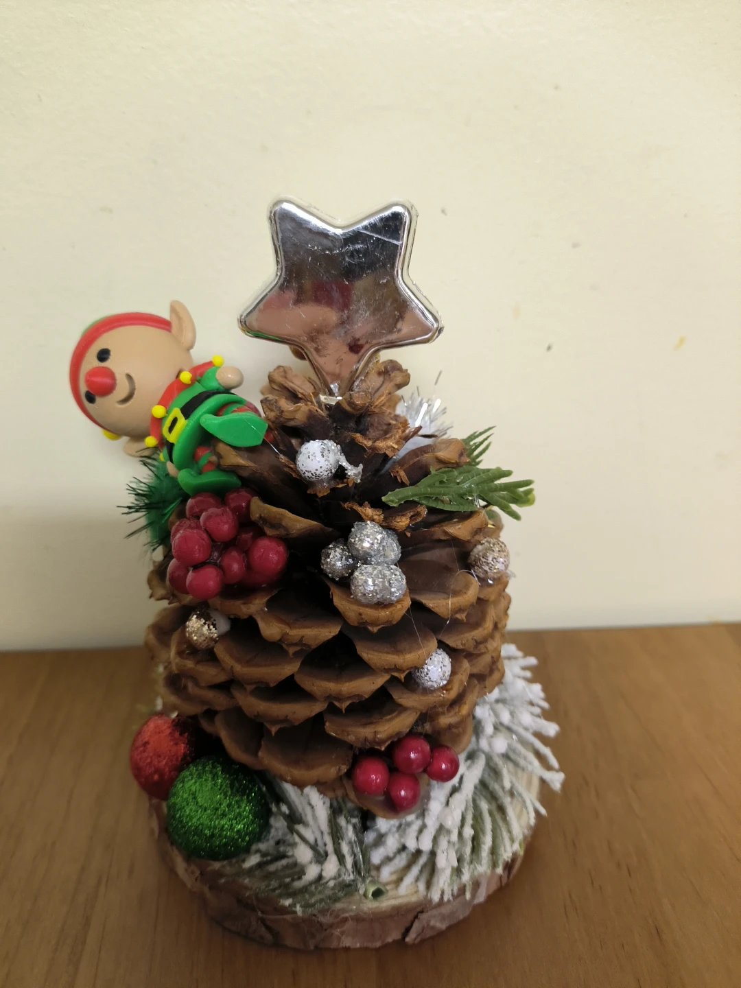 Pinecone Christmas Tree Decoration
