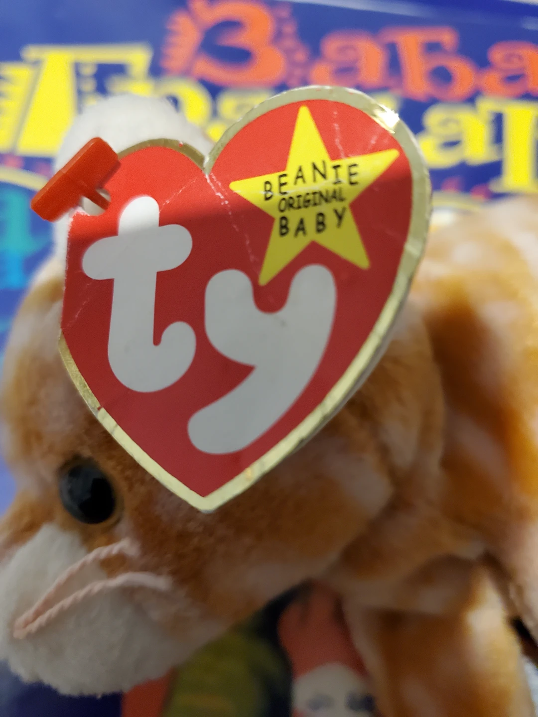 Vintage orange cat "Amber" beanie baby - photo 4