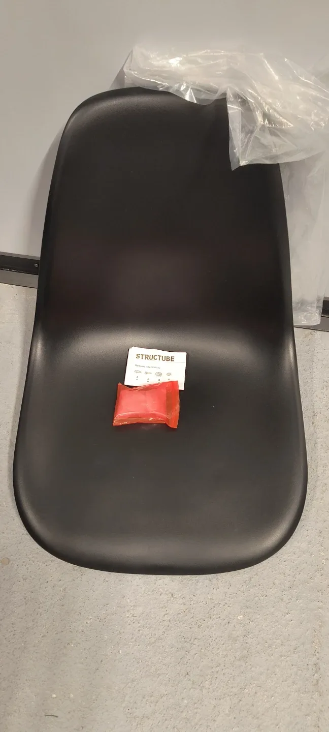 Structube Black Chair Seat (No legs)
