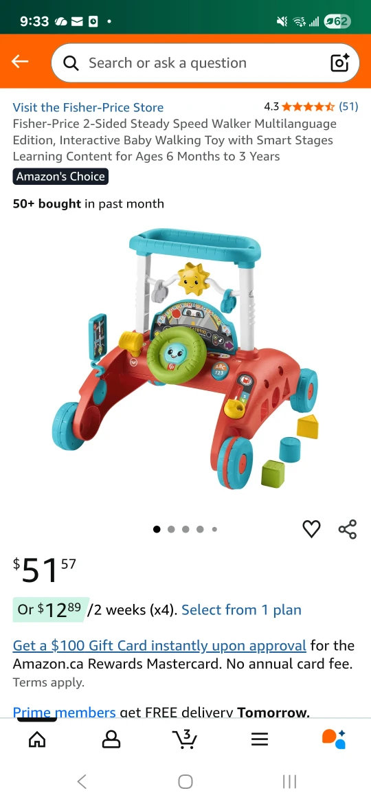 Fisher-Price Baby/Toddler Walker - photo 3
