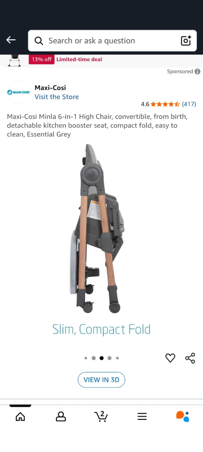 Maxi-Cosi Minla 6-in-1 High Chair #cleanout image indicator(6)