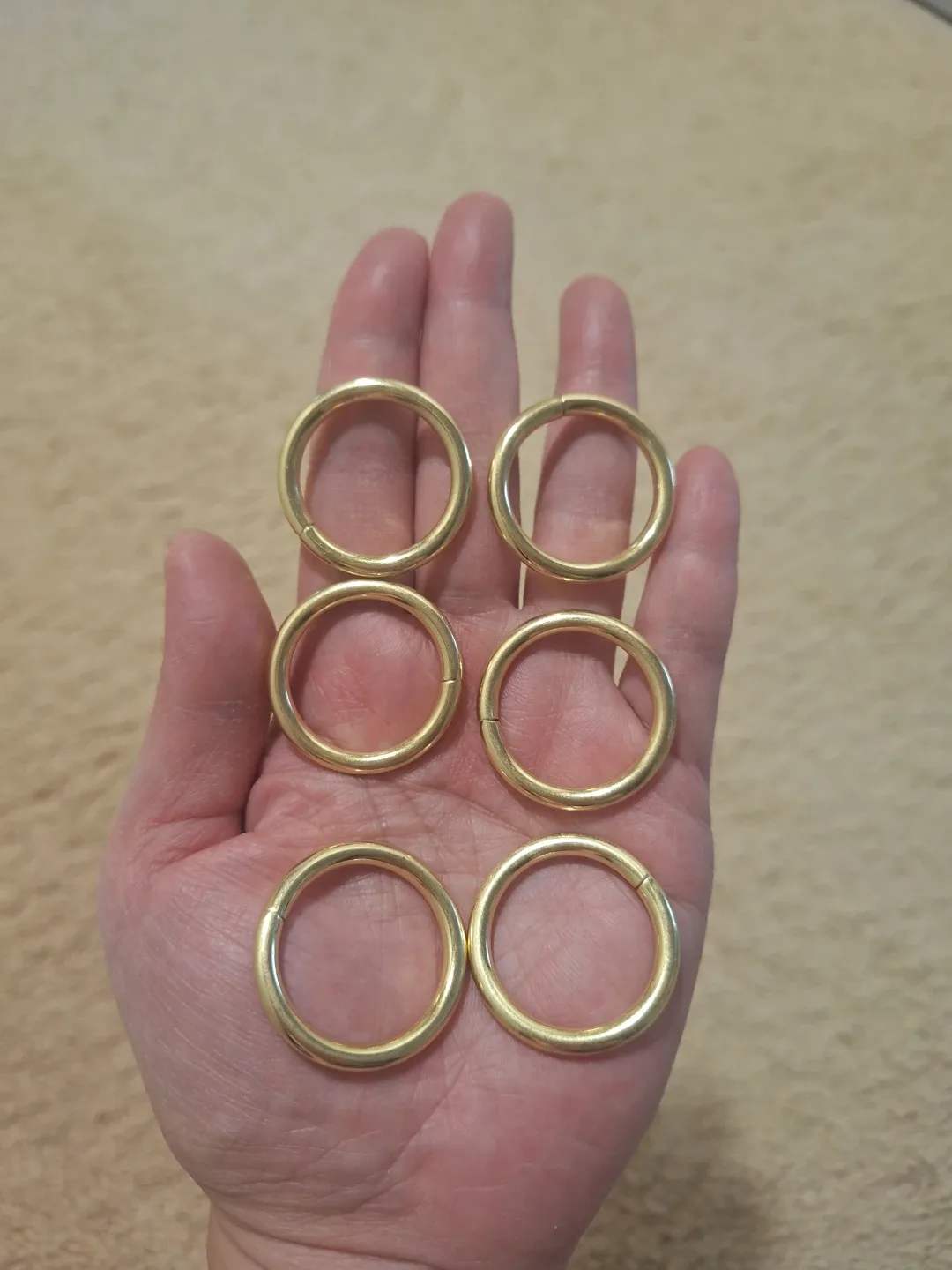 Metal Rings - Set of 6