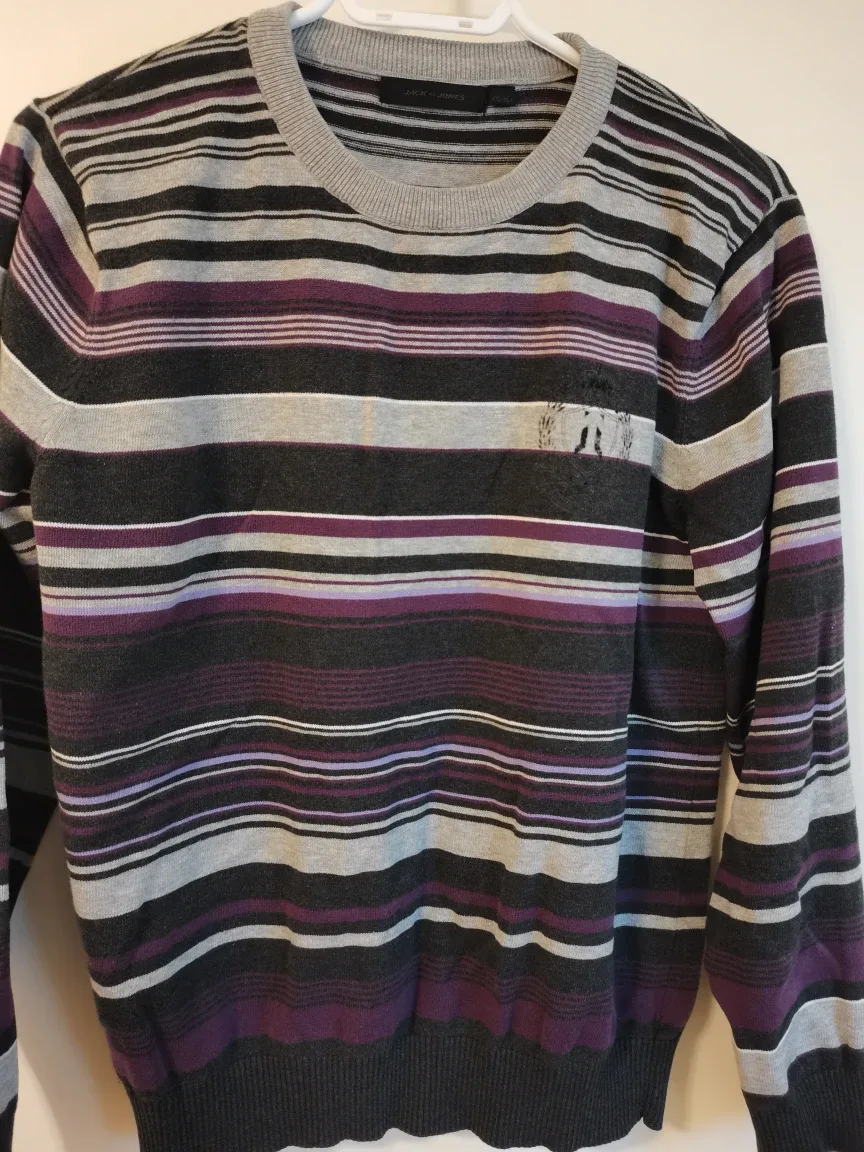 Jack & Jones Striped Sweater Size 175/96A