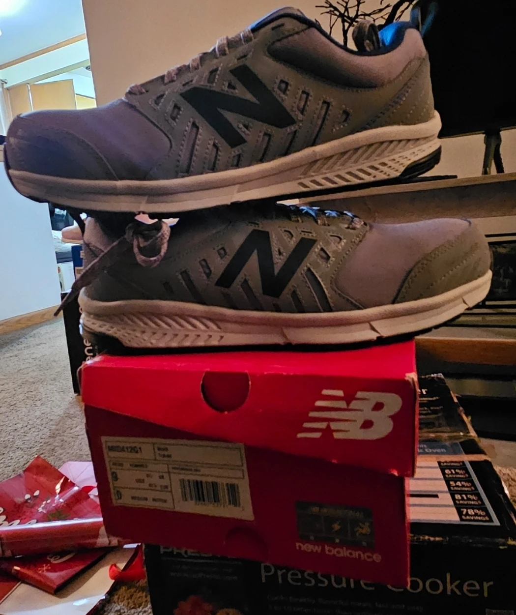 New Balance MID41201 Gray Shoes - Size 9