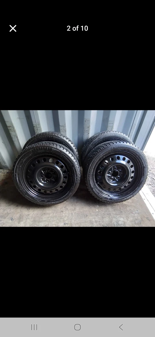 Set of 4 JINYU winter tired rims  (215 50 17) pattern (5x114.3)