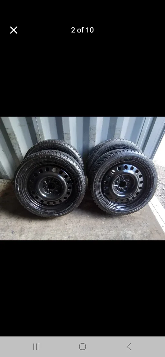 Set of 4 JINYU winter tired rims  (215 50 17) pattern (5x114.3)