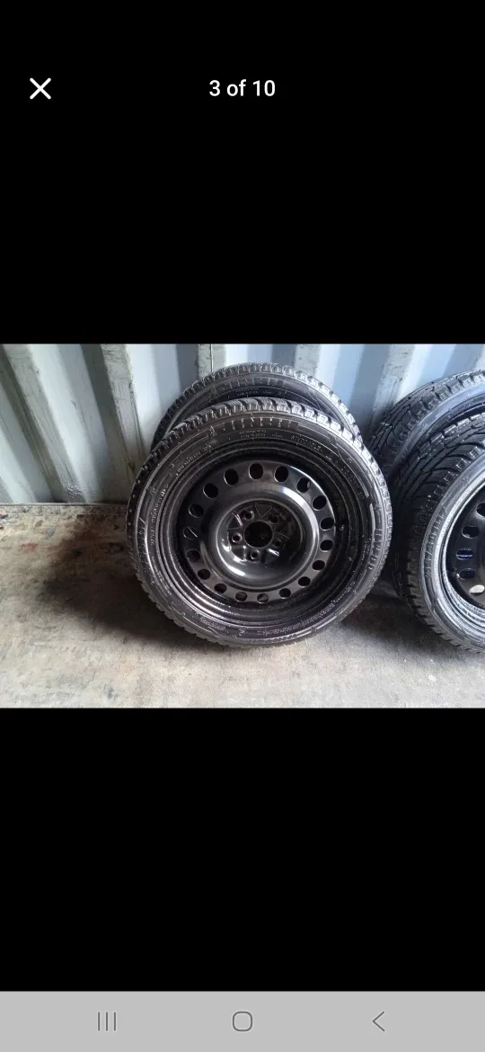 Set of 4 JINYU winter tired rims  (215 50 17) pattern (5x114.3) image indicator(2)