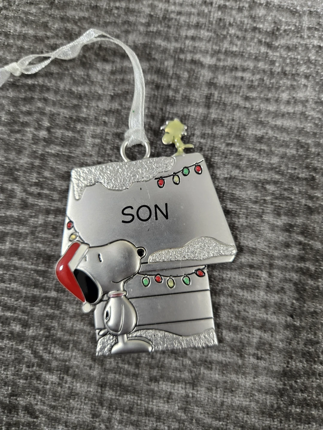 Snoopy 'Son' Christmas Ornament