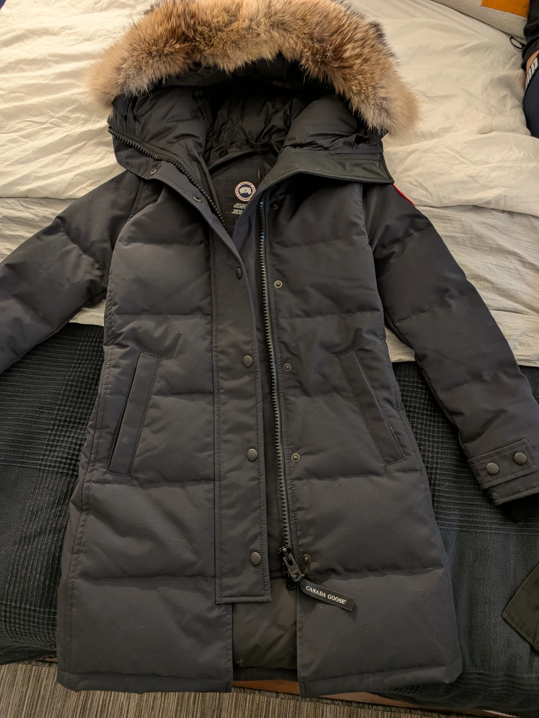 Mackenzie Parka  with fur- Navy - Marine