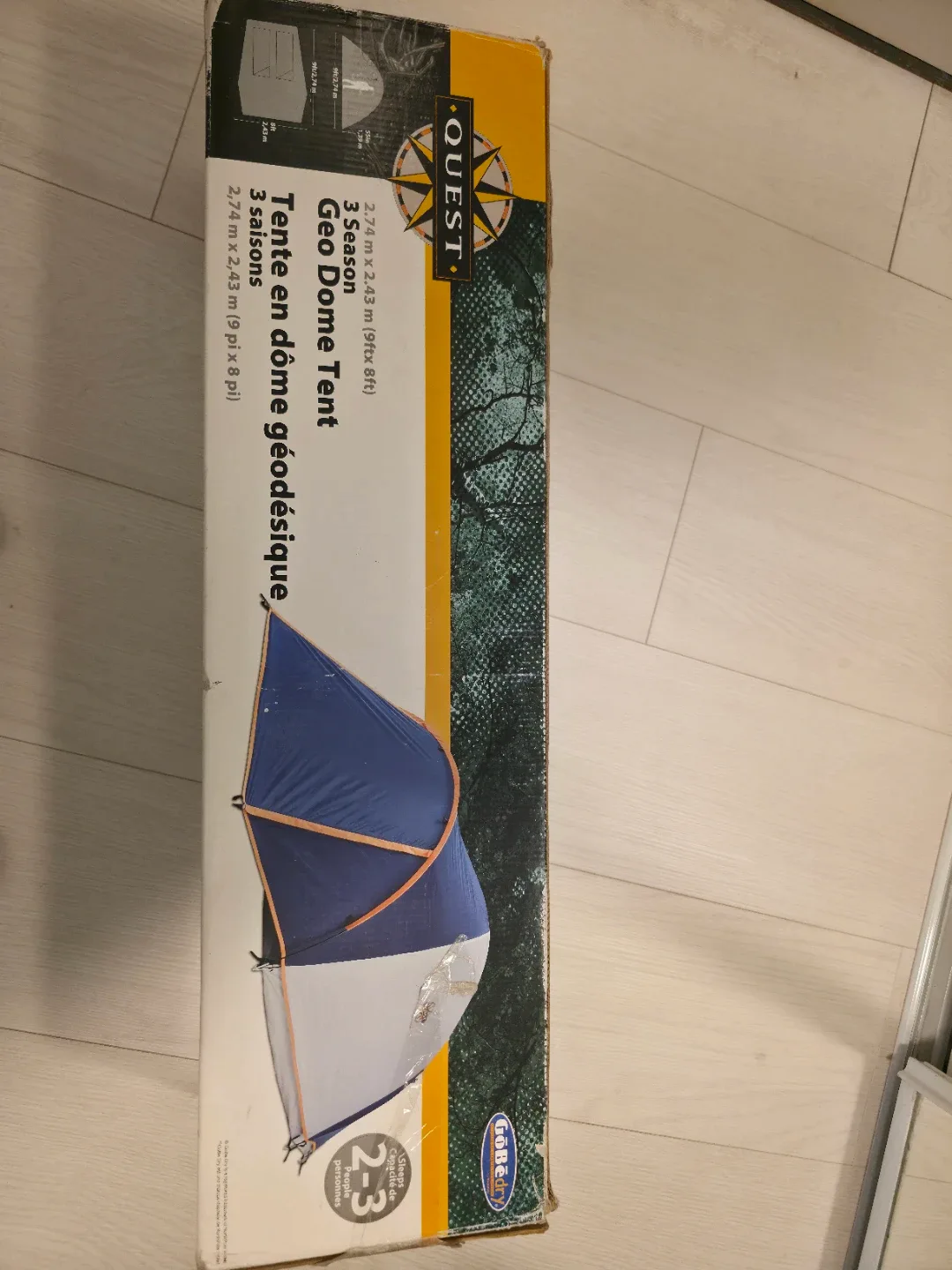 Quest 3 Season Geo Dome Tent (9ft x 8ft) image indicator(4)