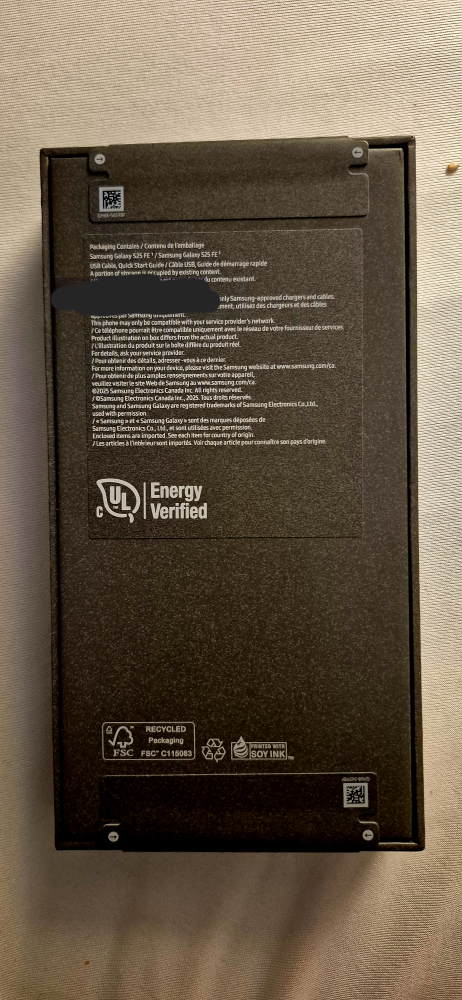 Samsung Galaxy S25 Fe Sealed new in box never opened - photo 2