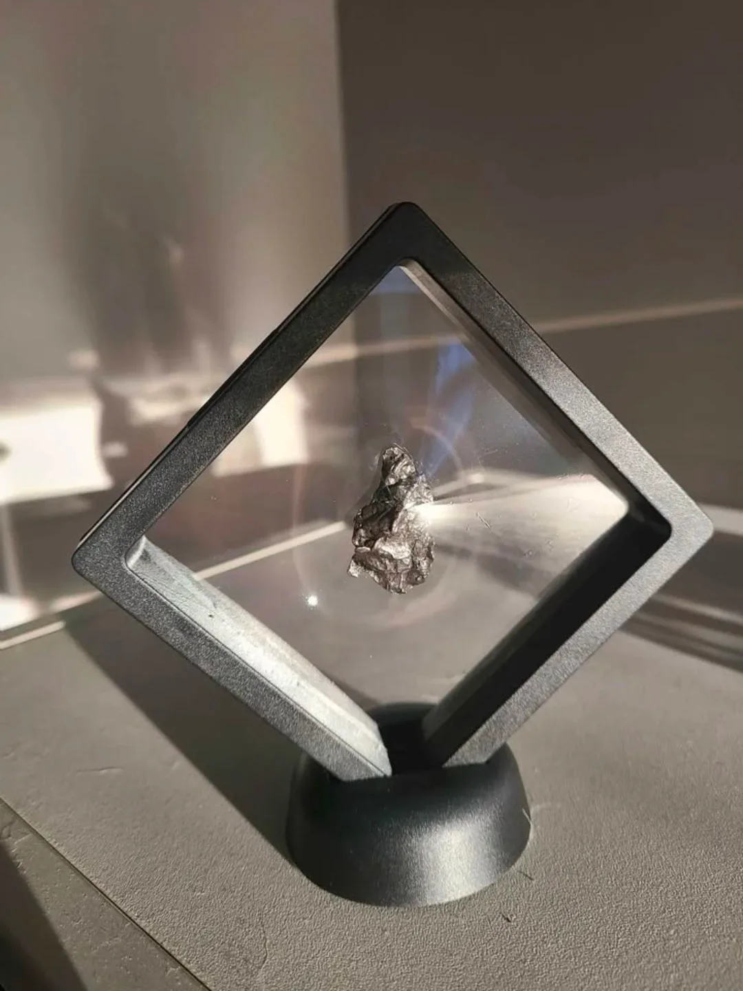 Campo Del Cielo Meteorite in Display Case image indicator(5)