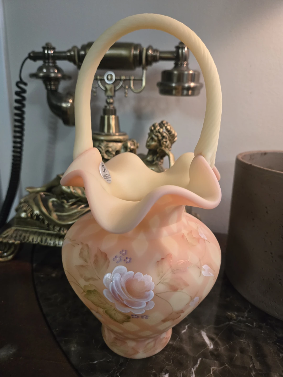 Fenton Heirloom Optics Collection Basket