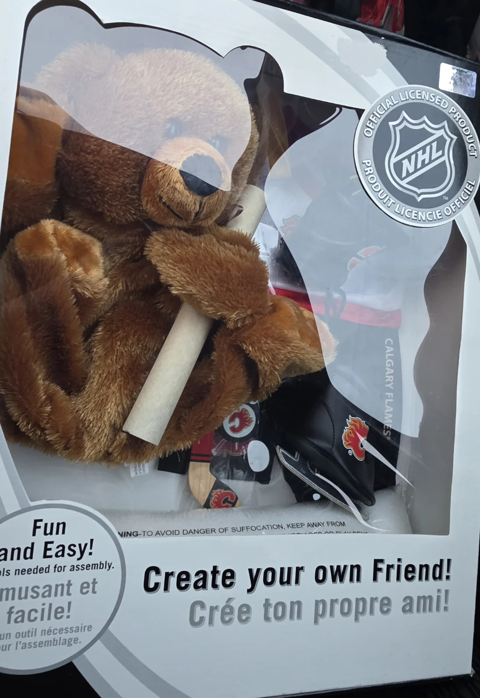 NHL Calgary Flames Create Your Own Friend!