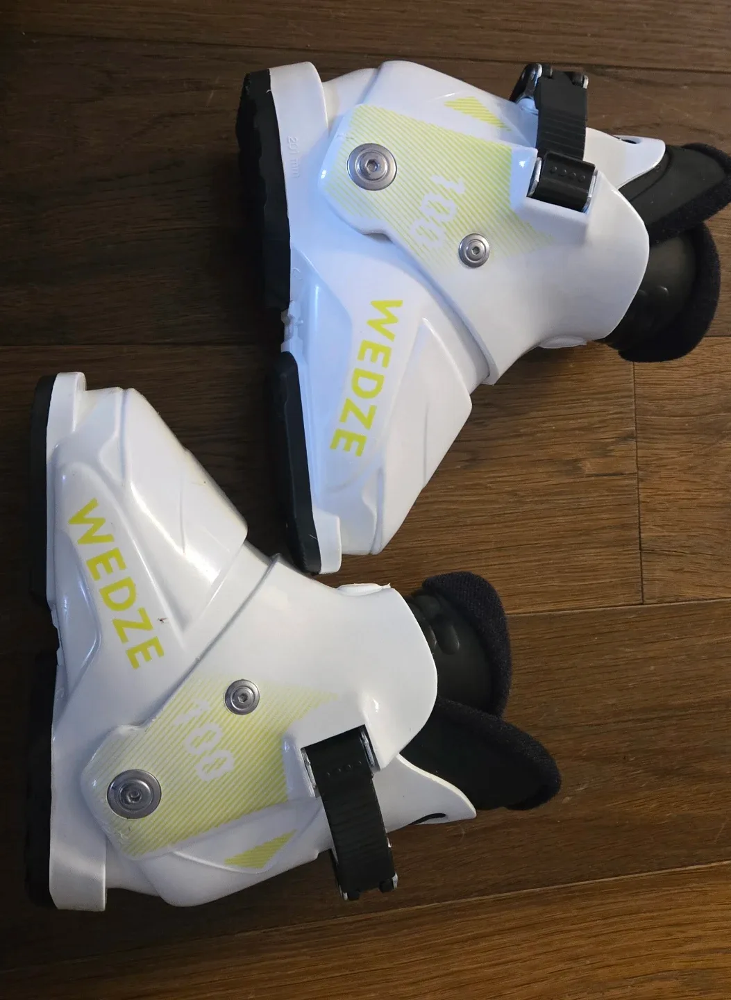 Wedze 16.5 Kids Ski Boots - White #cleanout