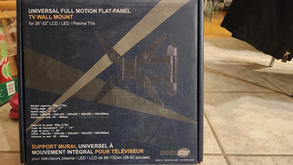 Comstar TV Wall Mount for 26"-52" TVs