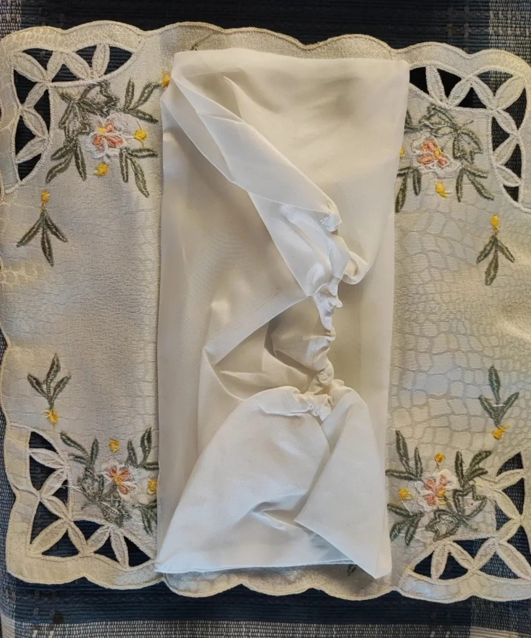 #CLEANOUT🆕 Embroidered Tissue Box Cover image indicator(5)