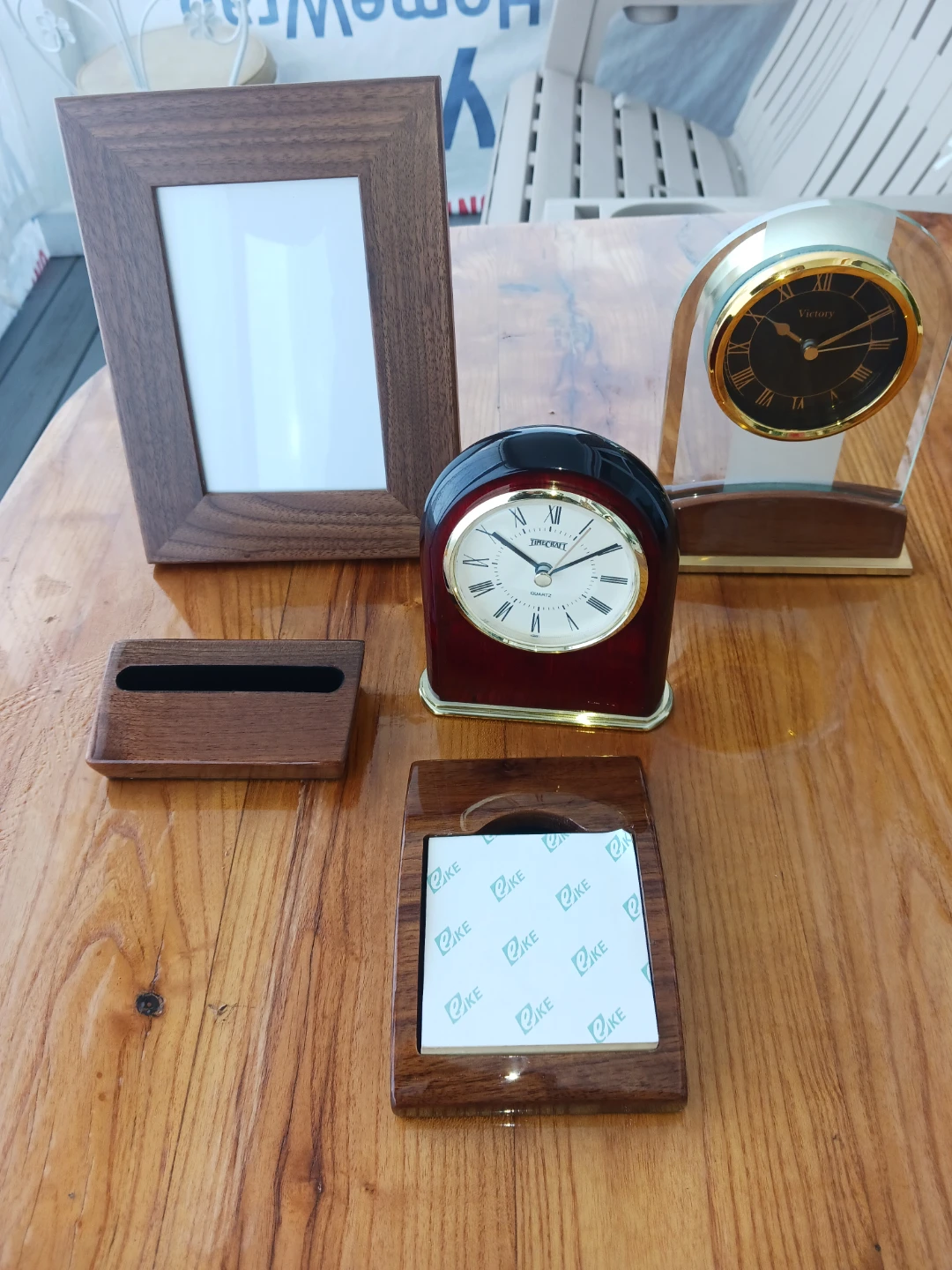 Timecraft Picture Frame & Clock Set