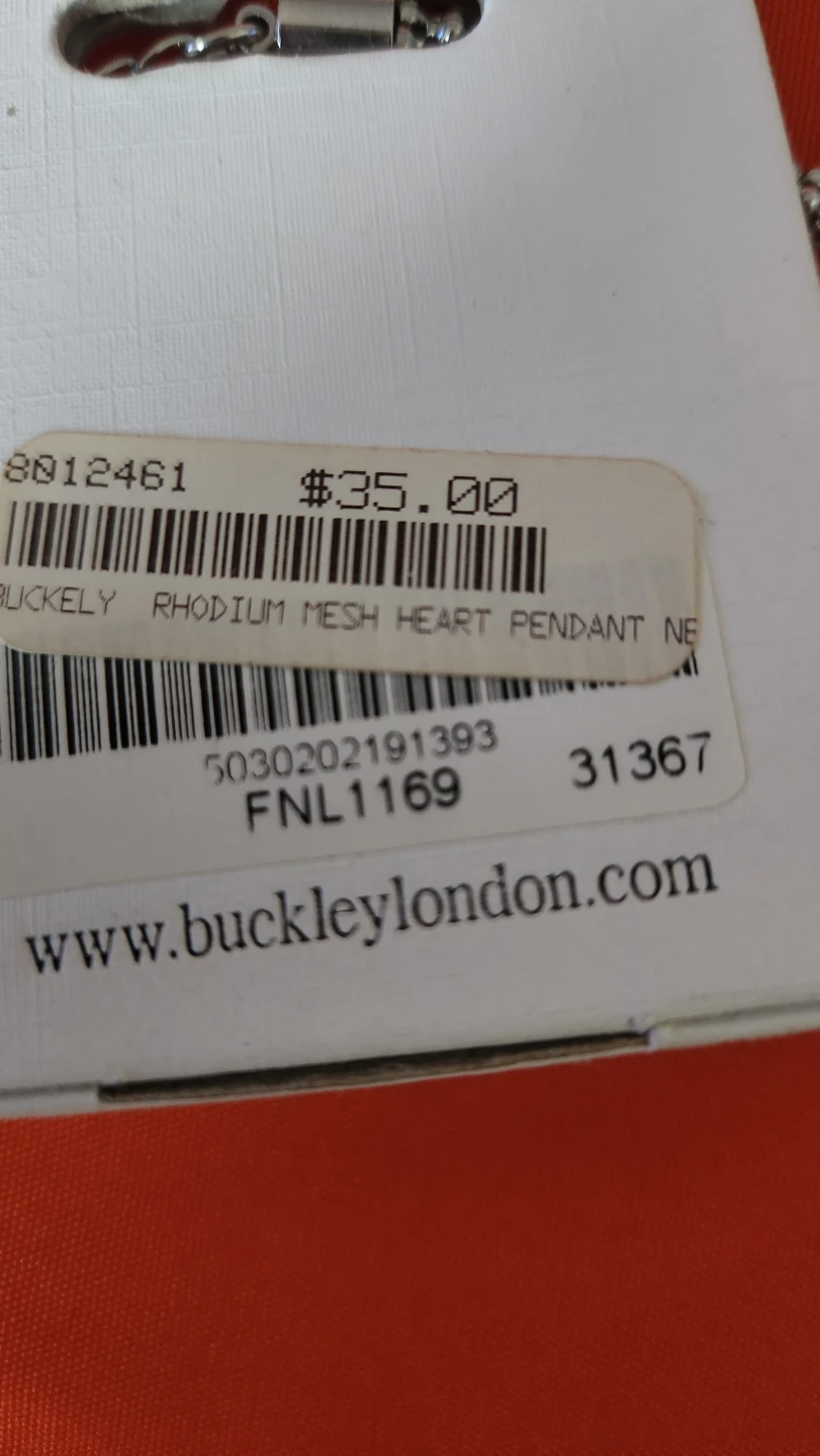 Buckley London Rhodium Mesh Heart Pendant Necklace & Bracelet - photo 5