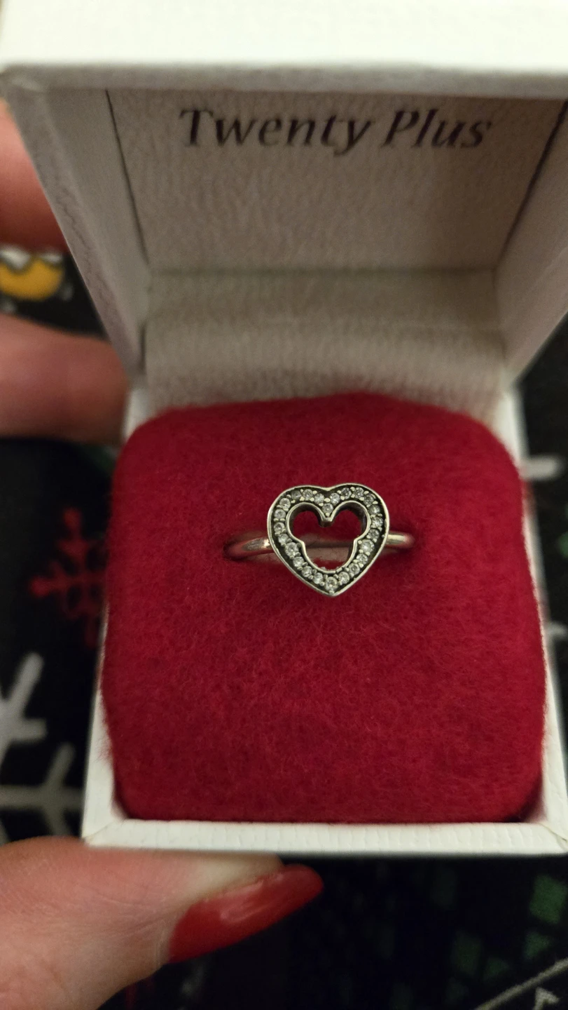 Twenty Plus Mickey Mouse Heart Ring