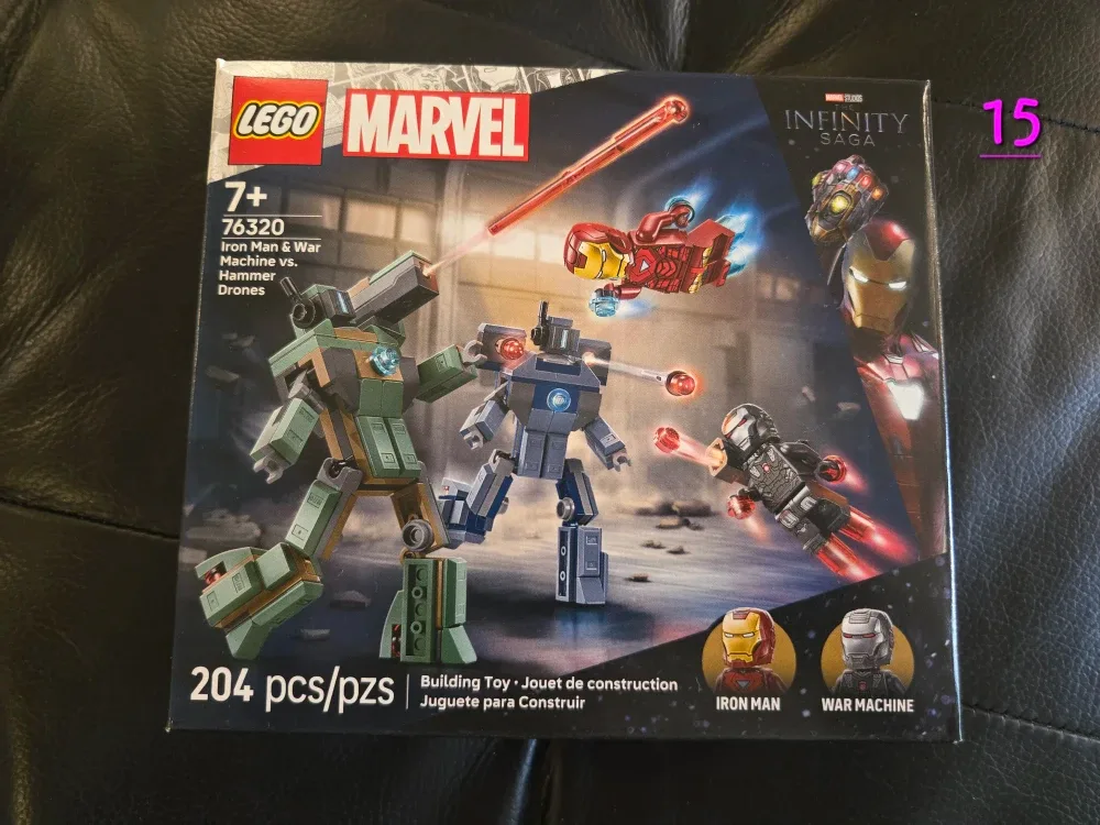 LEGO Marvel Iron Man & War Machine vs. Hammer Drones 76320