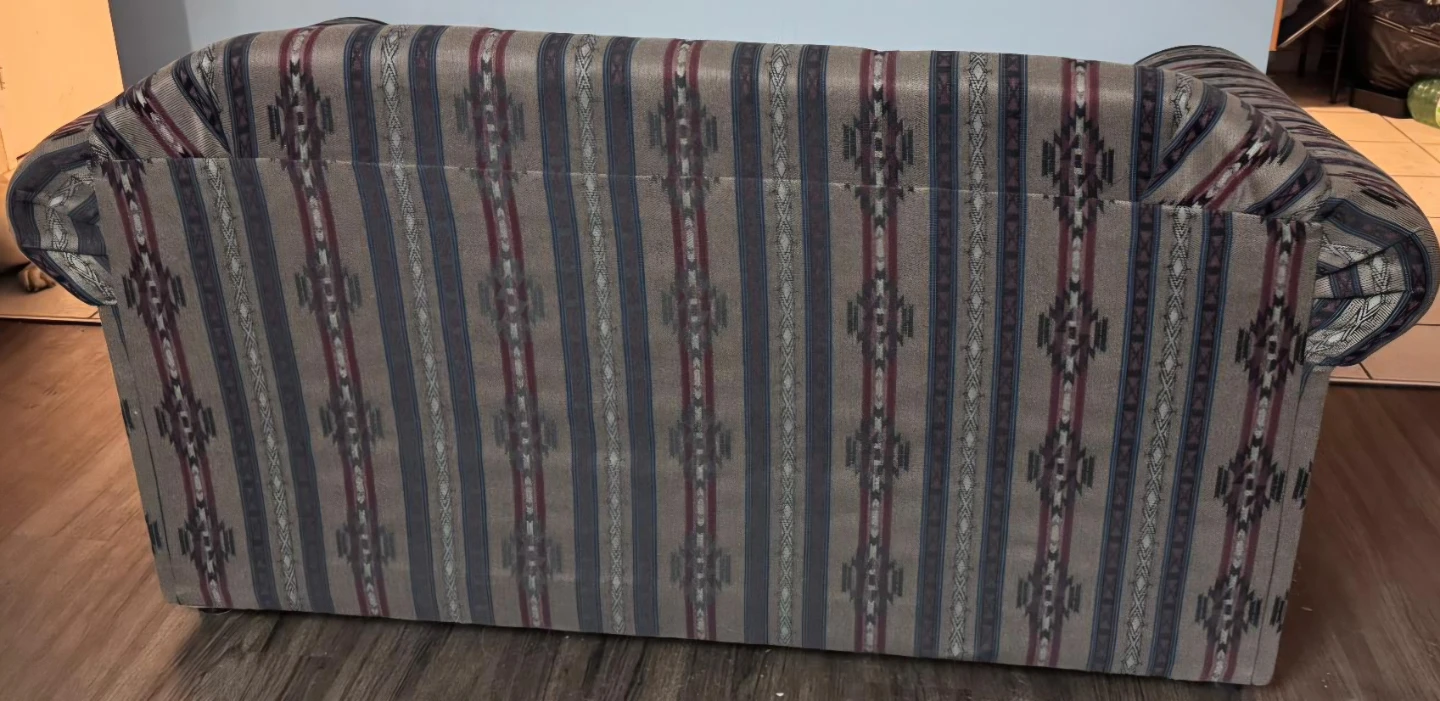 Patterned Loveseat Sofa - photo 2