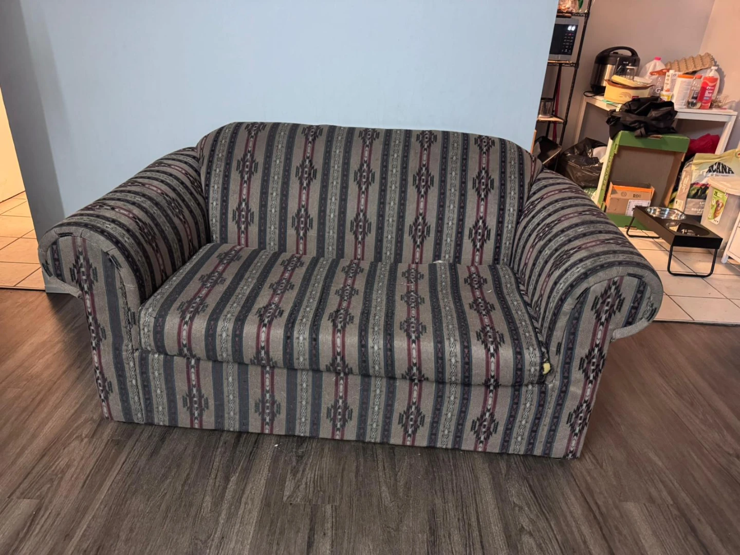 Patterned Loveseat Sofa - photo 3