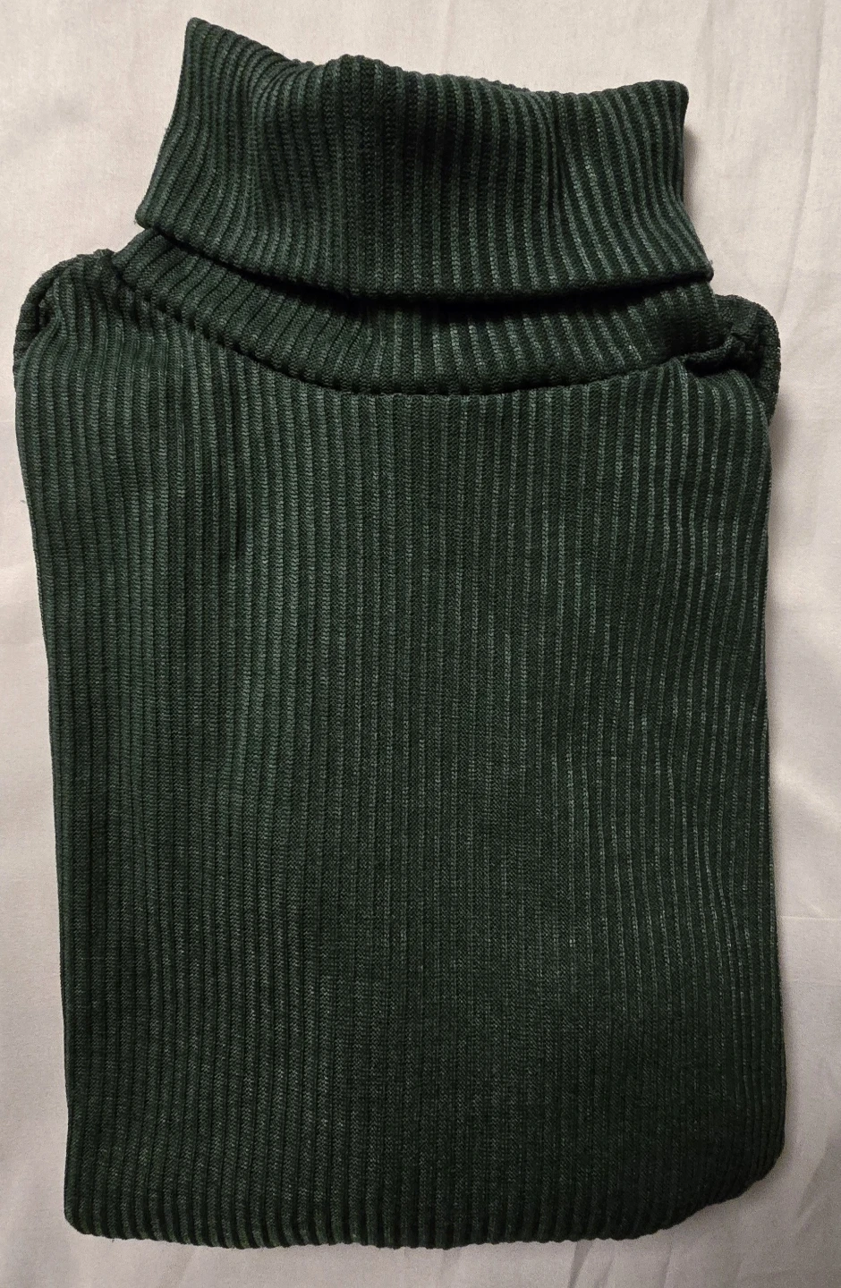 Dark Green Ribbed Turtleneck Top! Size Women's Medium - photo 5