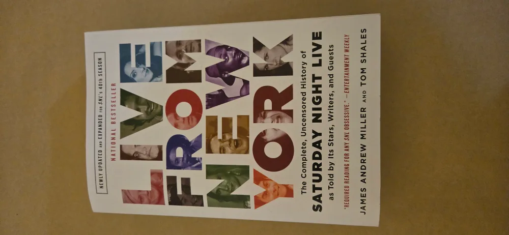 "Live From New York" SNL History Book