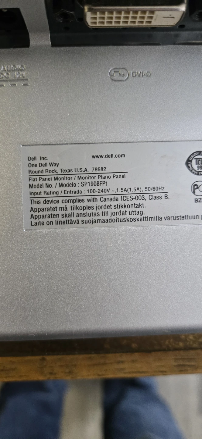 Dell SP1908FP 19" Flat Panel Monitor - photo 2