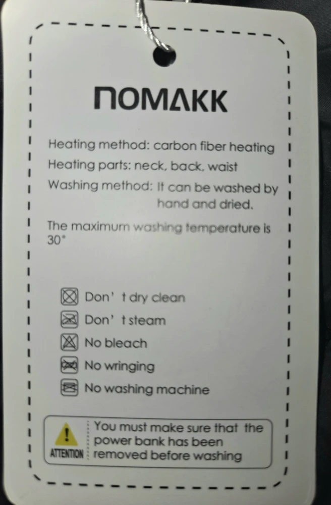 NOMAKK Heated Vest NO battery pack- Size M - photo 4