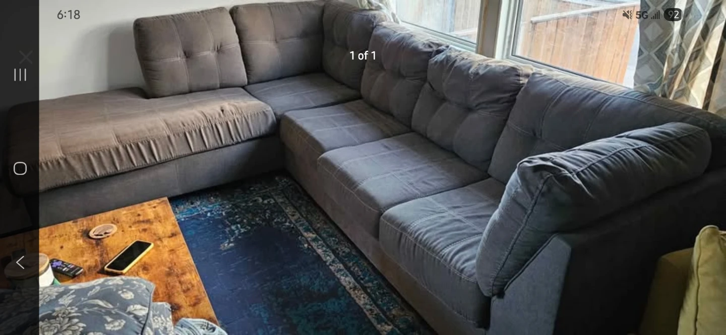 Brown Sectional Sofa